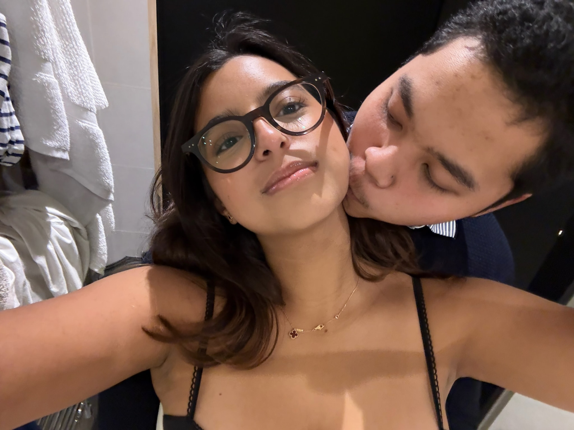 A sweet close-up of us